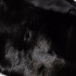 Dolce & Gabbana Black Fur Shawl Neck Wrap Cover Collar Scarf