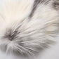 Dolce & Gabbana White Fox Fur Neck Wrap Warmer Winter Scarf