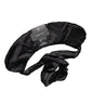 Dolce & Gabbana Black Lamb Fur Women Neck Warmer Winter Scarf
