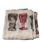 Dolce & Gabbana Multicolor Glass Cashmere Foulard Scarf