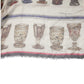 Dolce & Gabbana Multicolor Glass Cashmere Foulard Scarf