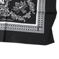 Dolce & Gabbana Black Logo Monogram Cotton Handkerchief Scarf