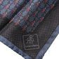Dolce & Gabbana Dark Blue Beetle Square Handkerchief Scarf
