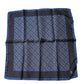Dolce & Gabbana Blue Lady Bug Silk Square Handkerchief Scarf