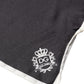 Dolce & Gabbana Black Crown Logo Square Handkerchief Scarf