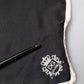 Dolce & Gabbana Black Crown Logo Square Handkerchief Scarf