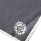 Dolce & Gabbana Gray Crown Logo Square Handkerchief Scarf