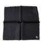 Dolce & Gabbana Black Crown Logo Square Handkerchief Scarf
