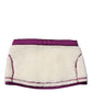 Dolce & Gabbana White Purple Cashmere Fleece Neck Warmer Scarf