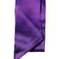 Dolce & Gabbana Purple Satin Silk Skinny Neck Foulard Scarf