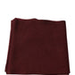 Dolce & Gabbana Maroon Cashmere Skinny Neck Wrap Scarf