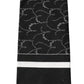 Dolce & Gabbana Black Patterned Cotton Handkerchief Scarf