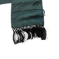 Dolce & Gabbana Dark Green Fantasy Fringes Neck Wrap Scarf
