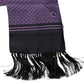 Dolce & Gabbana Purple Fantasy Silk Fringes Neck Wrap Scarf