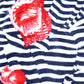 Dolce & Gabbana Multicolor Stripes Seashells Beach Towel