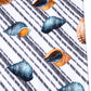 Dolce & Gabbana Multicolor Stripes Seashells Beach Towel