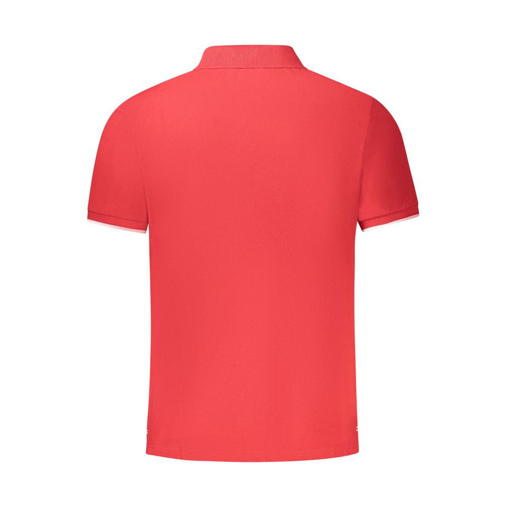 North Sails Red Cotton Men Polo Shirt