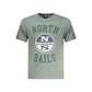 North Sails Green Cotton Men T-Shirt