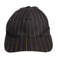 Dolce & Gabbana Brown Stripes Cotton 6 Panels Baseball Cap
