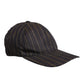 Dolce & Gabbana Brown Stripes Cotton 6 Panels Baseball Cap