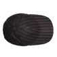 Dolce & Gabbana Brown Stripes Cotton 6 Panels Baseball Cap