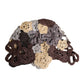 Dolce & Gabbana Multicolor Floral Silk Crochet Beanie Hat