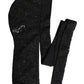Dolce & Gabbana Black Floral Lace Whole Head Wrap Hat