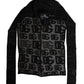 Dolce & Gabbana Black Logo Mesh Whole Head Wrap Hat