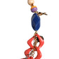 Dolce & Gabbana Multicolor Embellished Waist Chain Belt