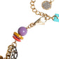 Dolce & Gabbana Multicolor Embellished Waist Chain Belt