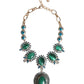 Dolce & Gabbana Gold Brass Pietre Oval Crystal Embellished Necklace