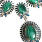Dolce & Gabbana Gold Brass Pietre Oval Crystal Embellished Necklace