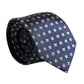 Dolce & Gabbana Blue Patterned Silk Adjustable Necktie Tie