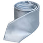 Dolce & Gabbana Light Blue Solid Silk Adjustable Necktie Tie