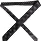 Dolce & Gabbana Black Polka Dots Silk Adjustable Necktie Tie