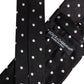 Dolce & Gabbana Black Polka Dots Silk Adjustable Necktie Tie