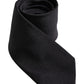 Dolce & Gabbana Black Solid Silk Adjustable Necktie Tie