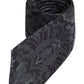 Dolce & Gabbana Black Gray Flower Print Adjustable Necktie Tie