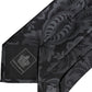 Dolce & Gabbana Black Gray Flower Print Adjustable Necktie Tie