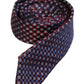 Dolce & Gabbana Red Blue Circles Silk Adjustable Necktie Tie