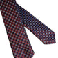 Dolce & Gabbana Red Blue Circles Silk Adjustable Necktie Tie