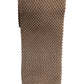 Dolce & Gabbana Brown Silk Adjustable Necktie Tie