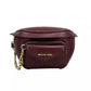 Michael Kors Leather Maise 2 in 1 Fanny Waist Pack Bag Maroon