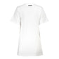 Cavalli Class White Cotton Women Dress