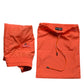 Dolce & Gabbana Orange Polyester Beachwear Shorts 2Pc Swimwear