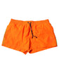 Dolce & Gabbana Orange Polyester Beachwear Shorts 2Pc Swimwear