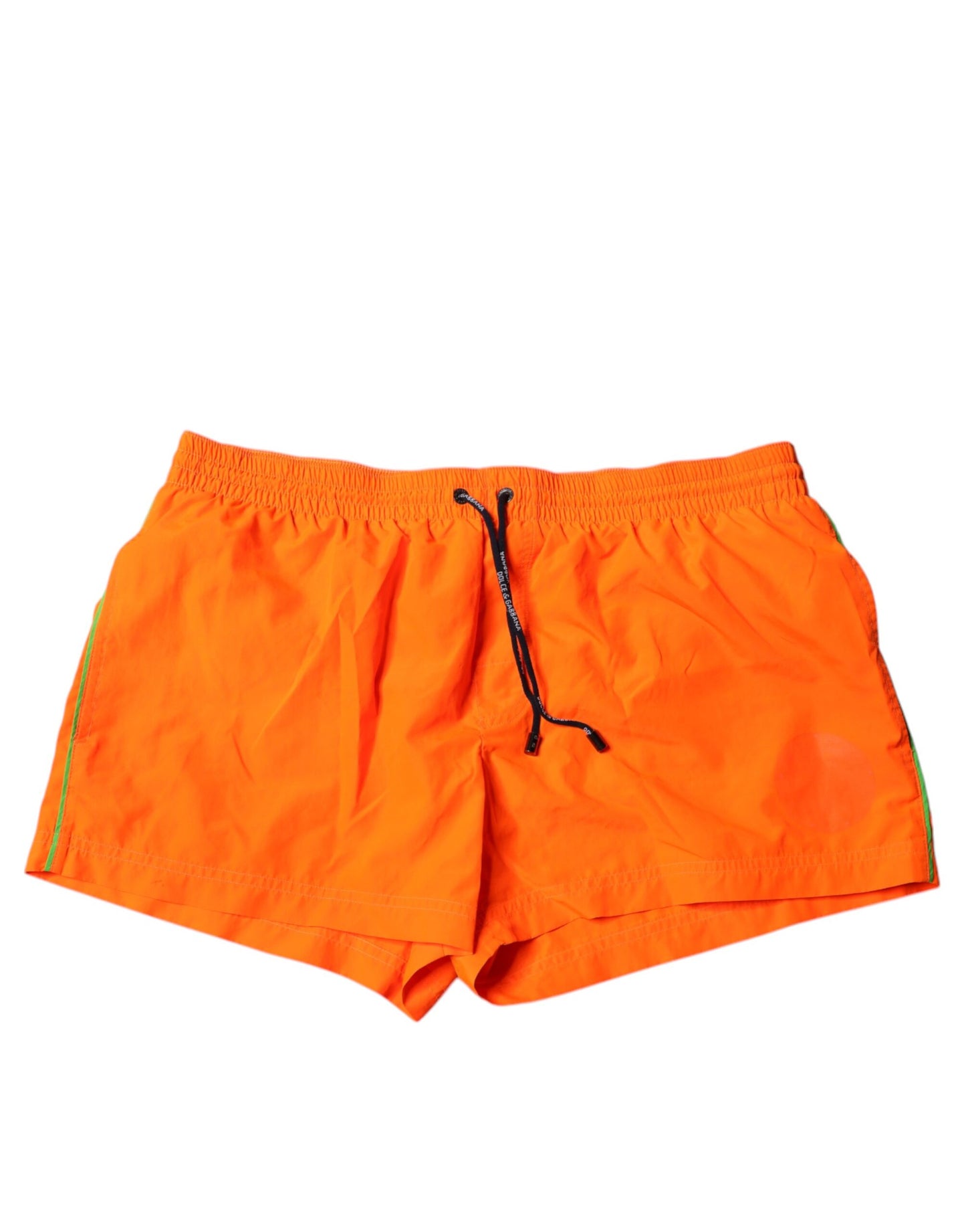 Dolce & Gabbana Orange Polyester Beachwear Shorts 2Pc Swimwear Mens Swim