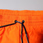 Dolce & Gabbana Orange Polyester Beachwear Shorts 2Pc Swimwear