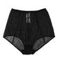 Dolce & Gabbana Black Logo Girdle High Waist Panty Underwear