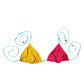 Dolce & Gabbana Multicolor Halter Beachwear Bikini Top Swimwear